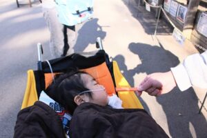 小児がんの子どもの旅行の付き添い