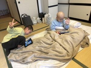 小児がんの子どもの旅行の付き添い