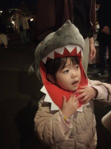 ジョーズの被り物