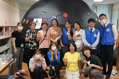 広島大学病院でのプラネタリウム企画