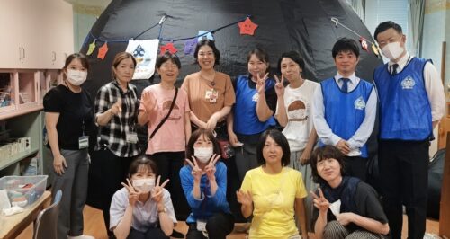 広島大学病院でのプラネタリウム企画