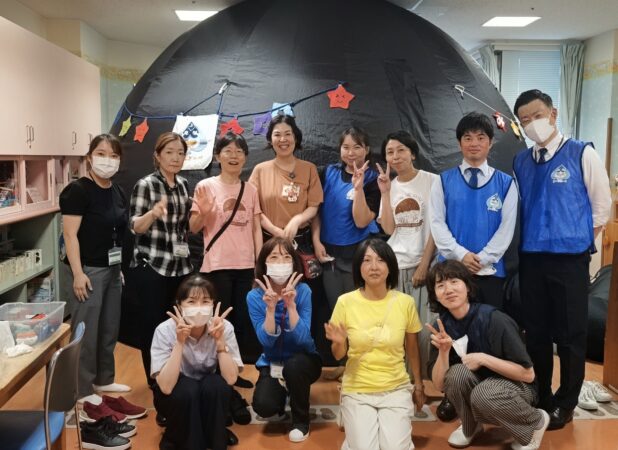 広島大学病院でのプラネタリウム企画